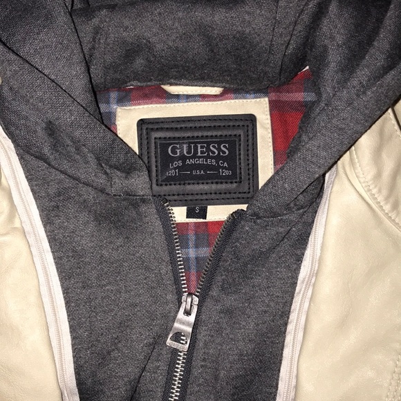 GUESS Leather Jacket - Picture 4 of 5